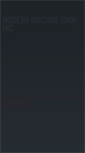 Mobile Screenshot of modern-machine.com