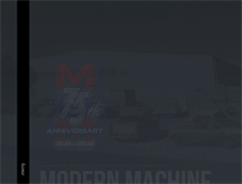 Tablet Screenshot of modern-machine.com